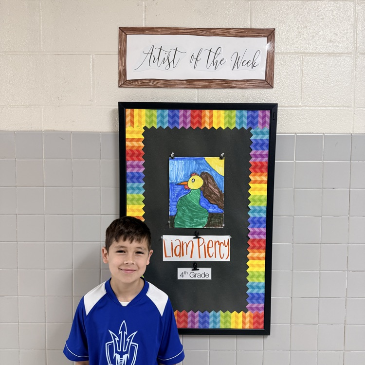 Artist of the Week this week is Liam Piercy. Congrats!