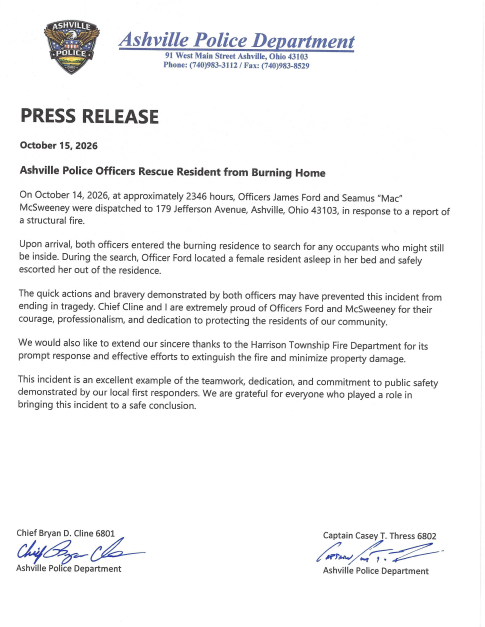 PRESS RELEASE