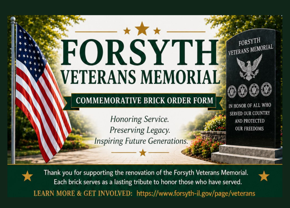 Forsyth Veterans Memorial Renovation