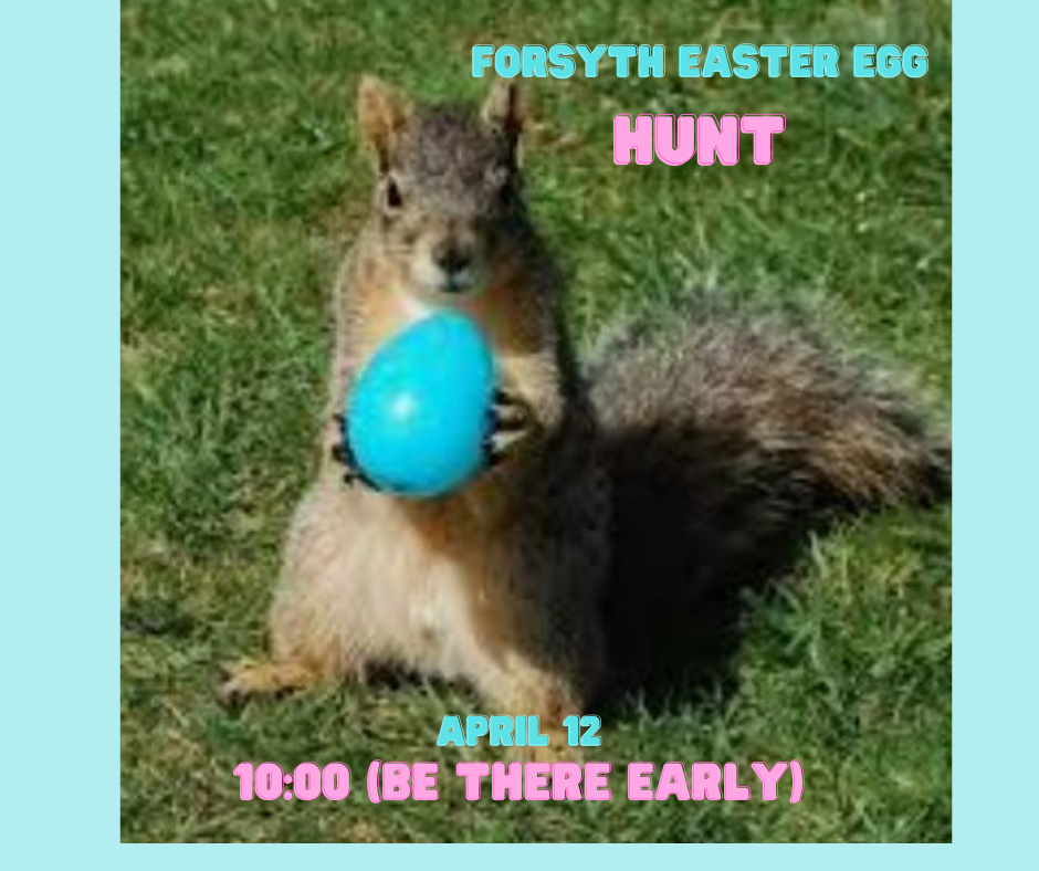 Easter Egg Hunt at 10:00 on April 12