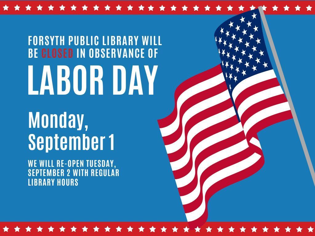 CLOSED Labor Day 2025