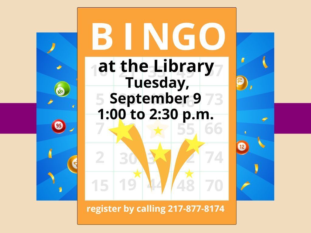 Bingo Sept 9 2025