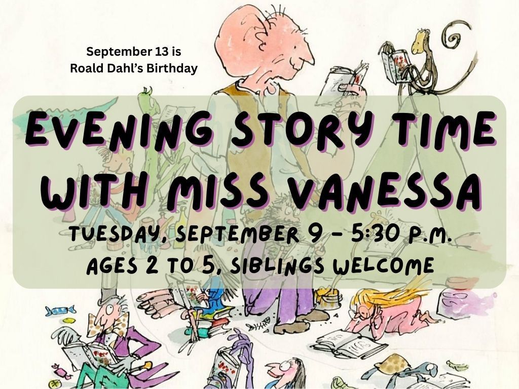 Evening Story Time Sept 9
