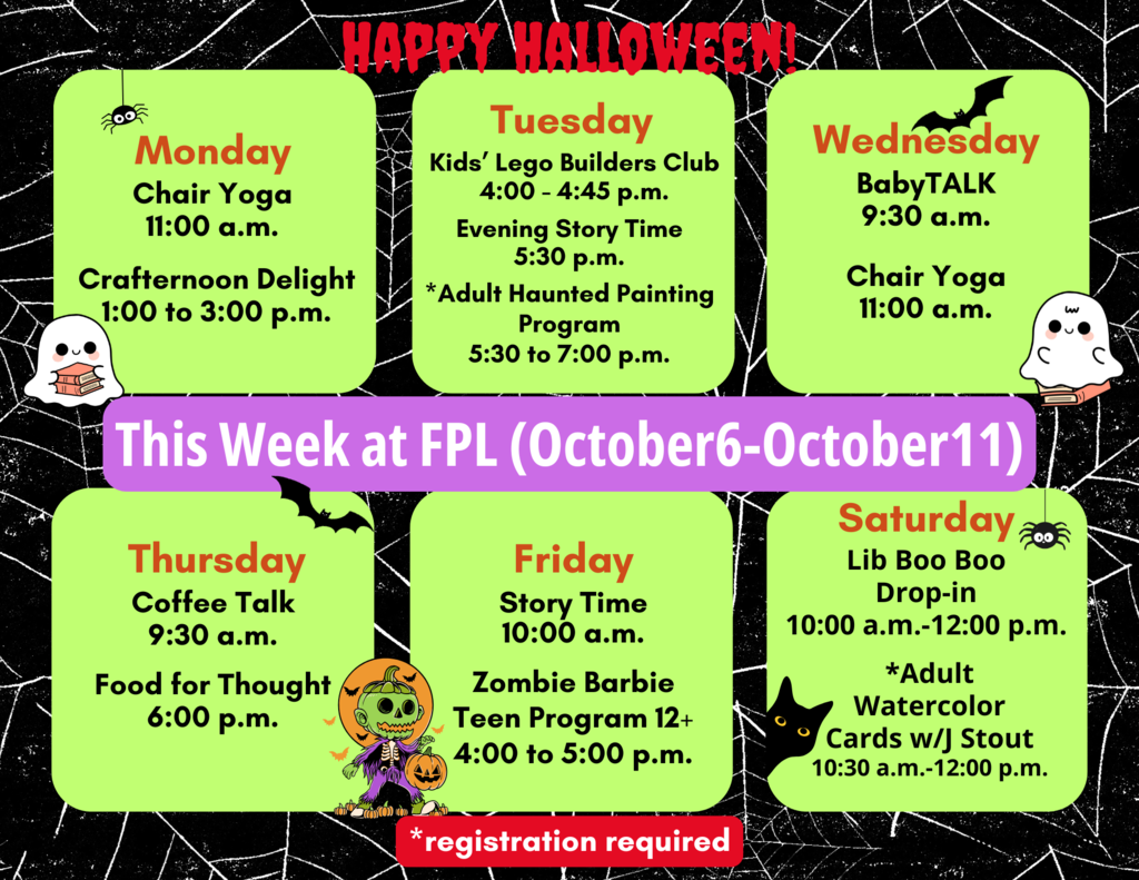Facebook Calendar Oct 6-11