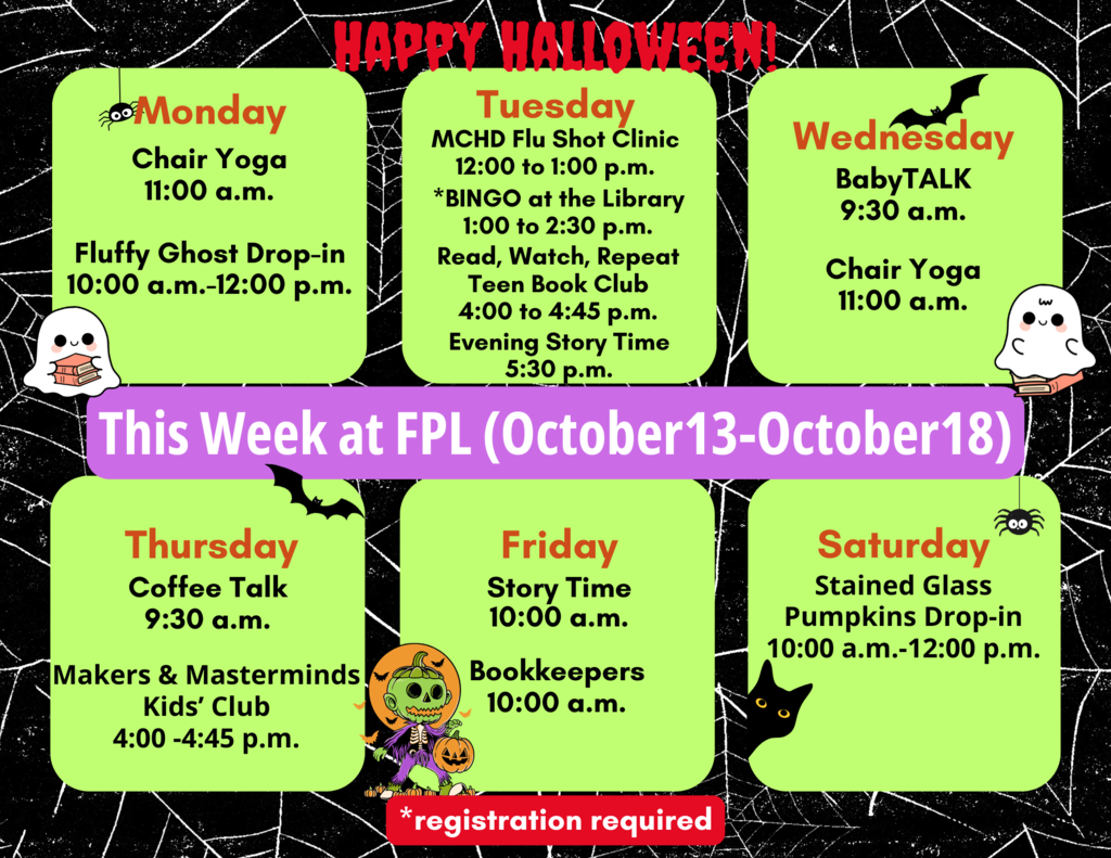 Facebook Calendar Oct 13-18