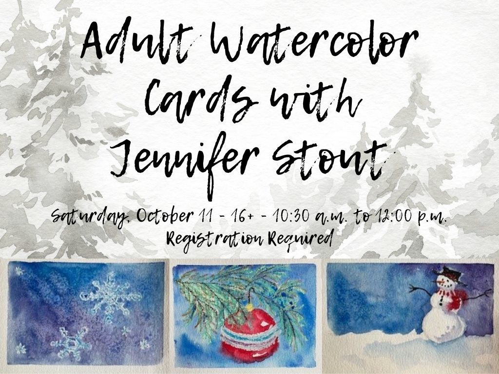 Adult Watercolor Cards 