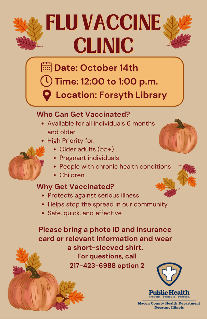 Flu Clinic Graphic