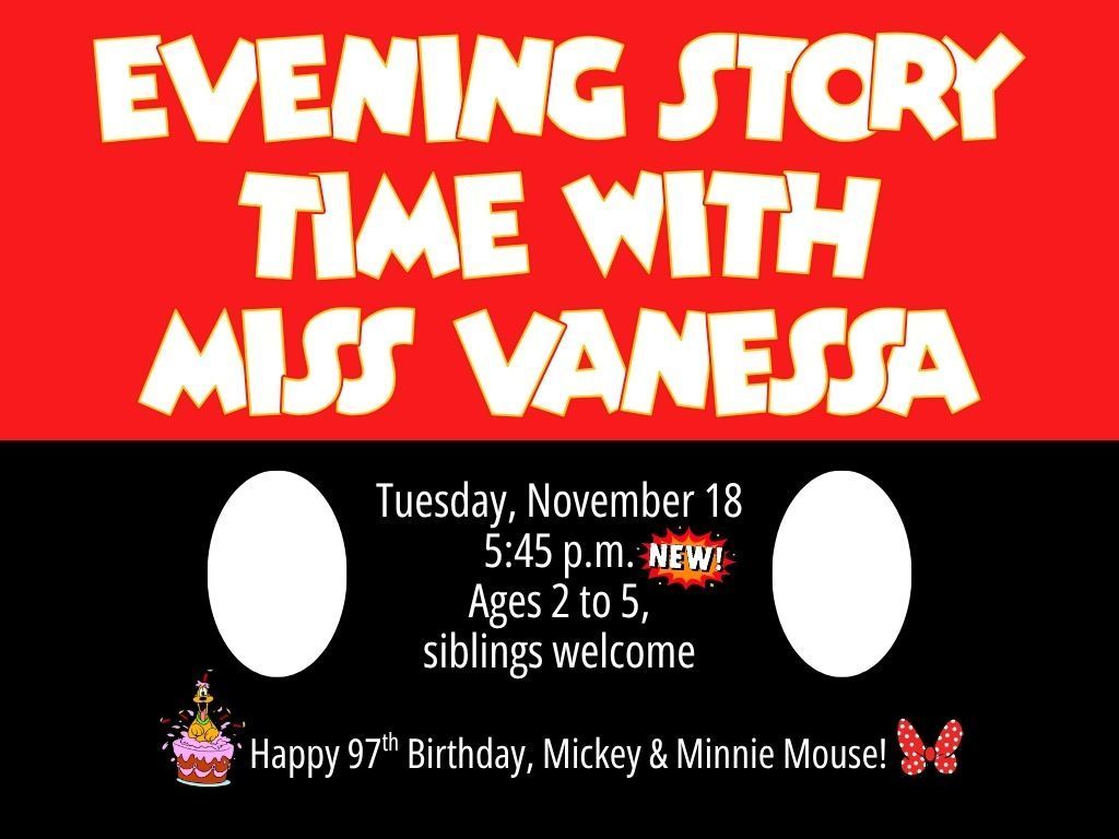 Evening Story Time Nov 18