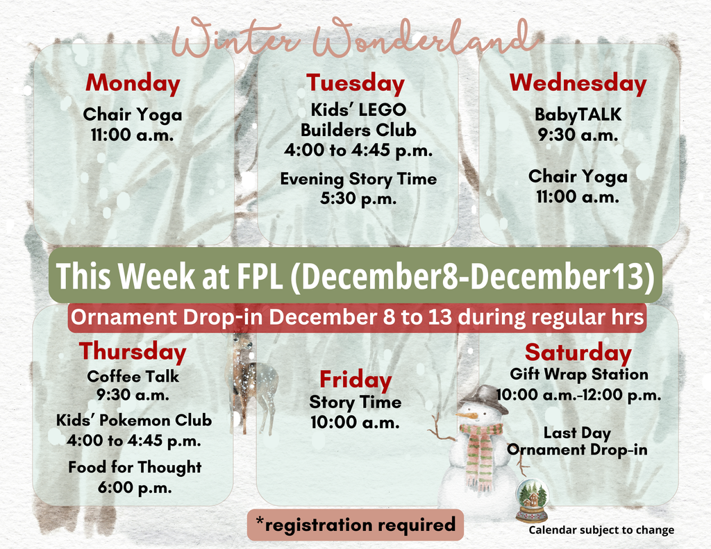 Dec Facebook Calendar 2