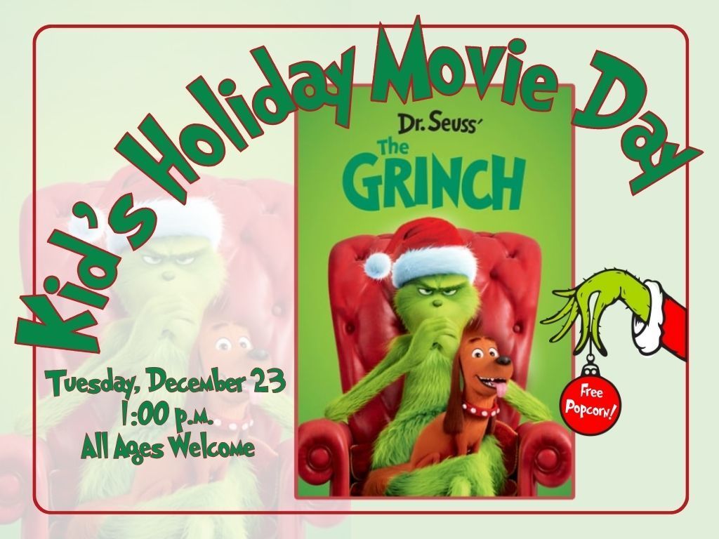 Grinch Movie Day Dec 23