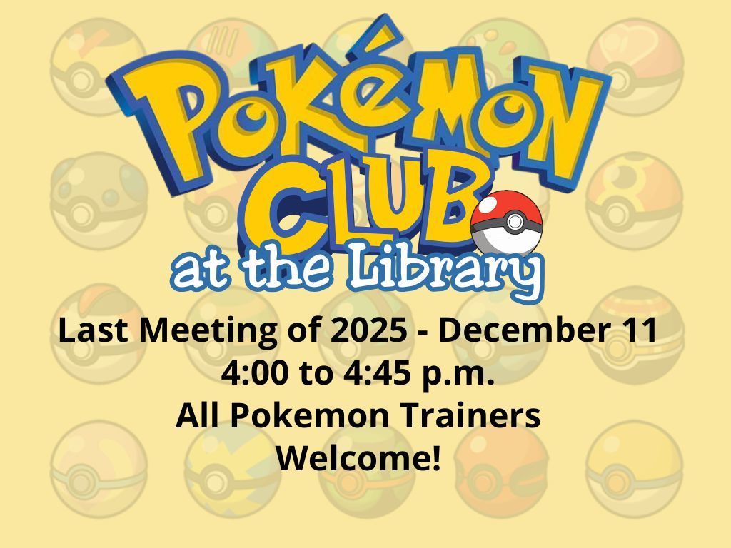 Pokemon Club Dec 11