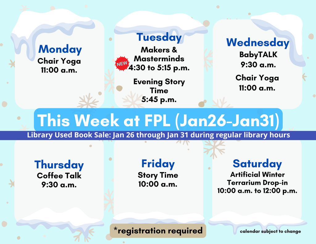 Facebook Calendar Jan 26-31