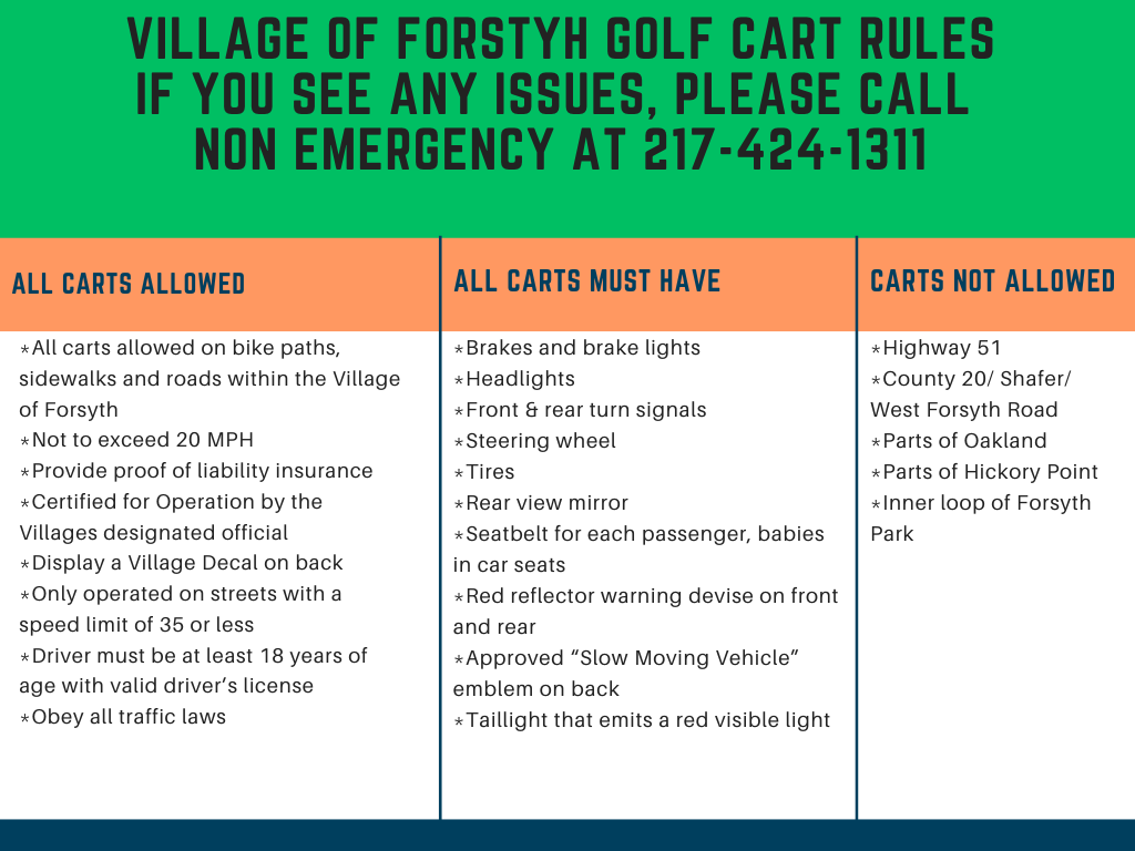Golf Cart Registration