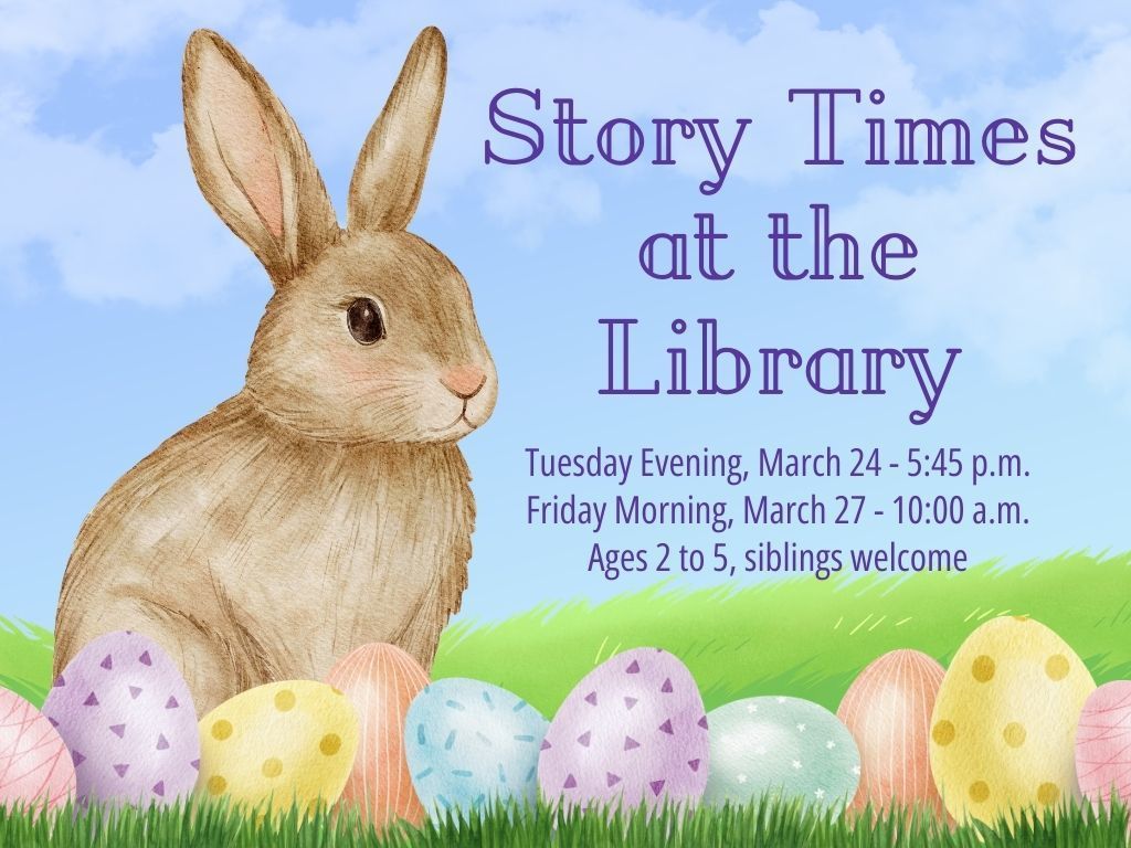 Story Times Mar 24 & 27