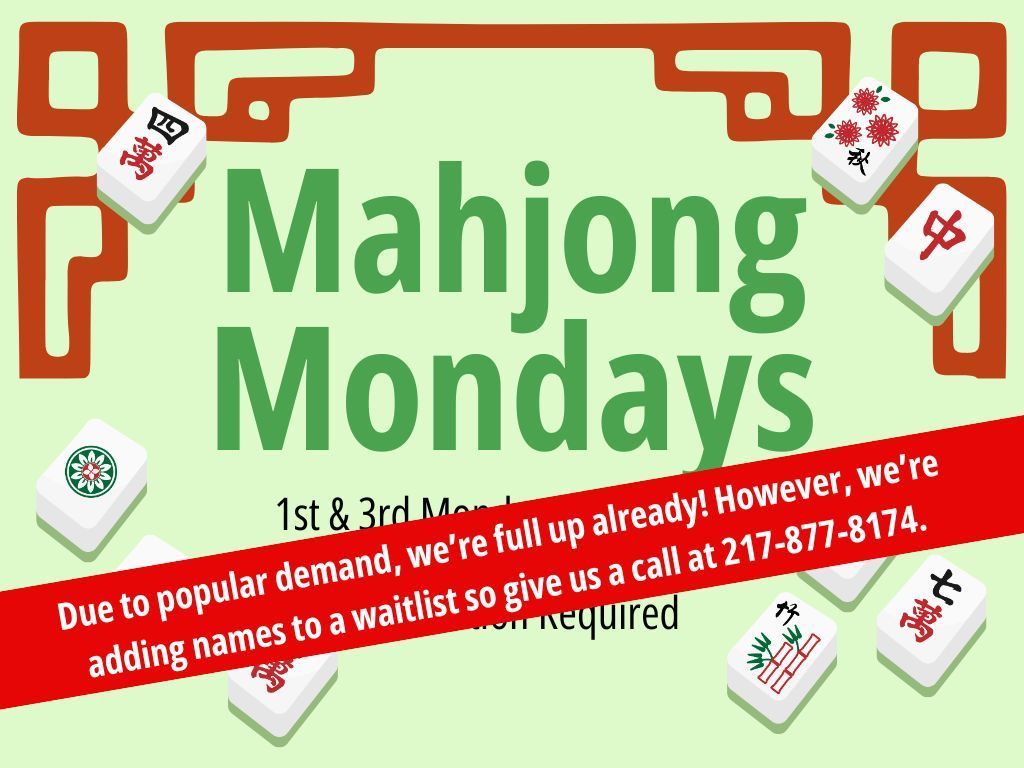Mahjong Mondays Update