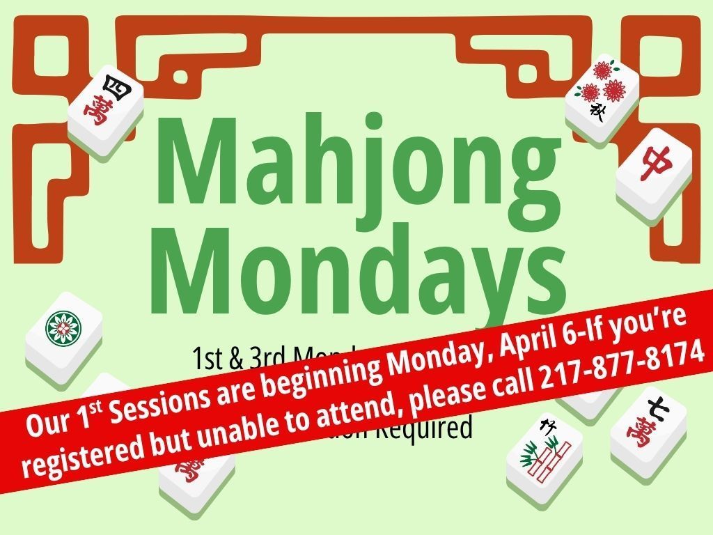 Mahjong Mondays Apr 6