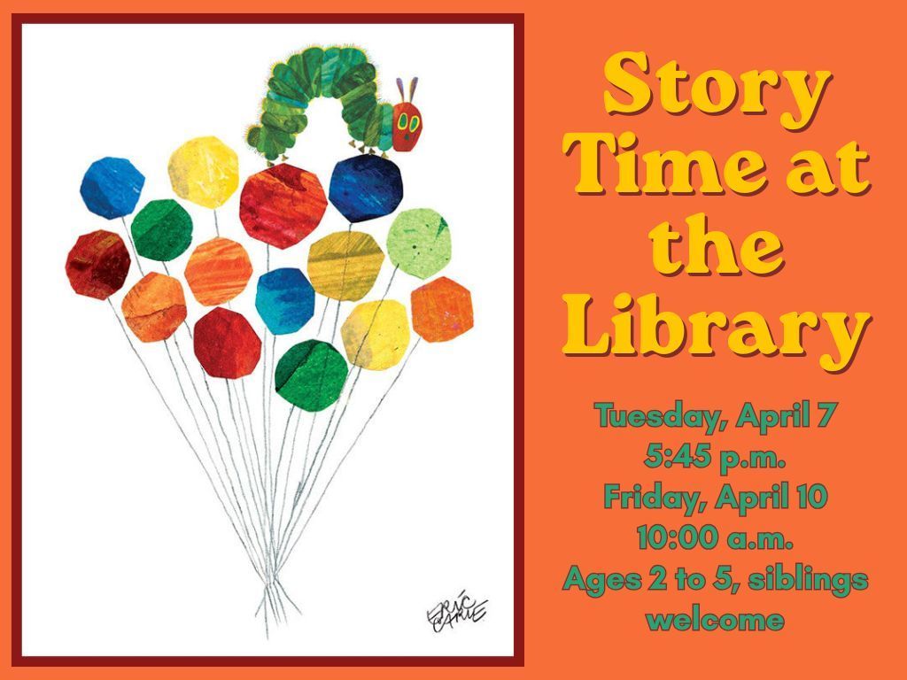 Story Times Apr 7 & 10