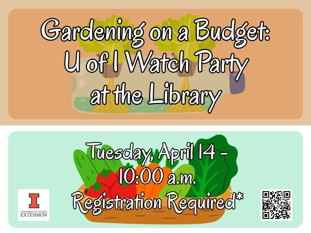 Gardening on a Budget Apr 14