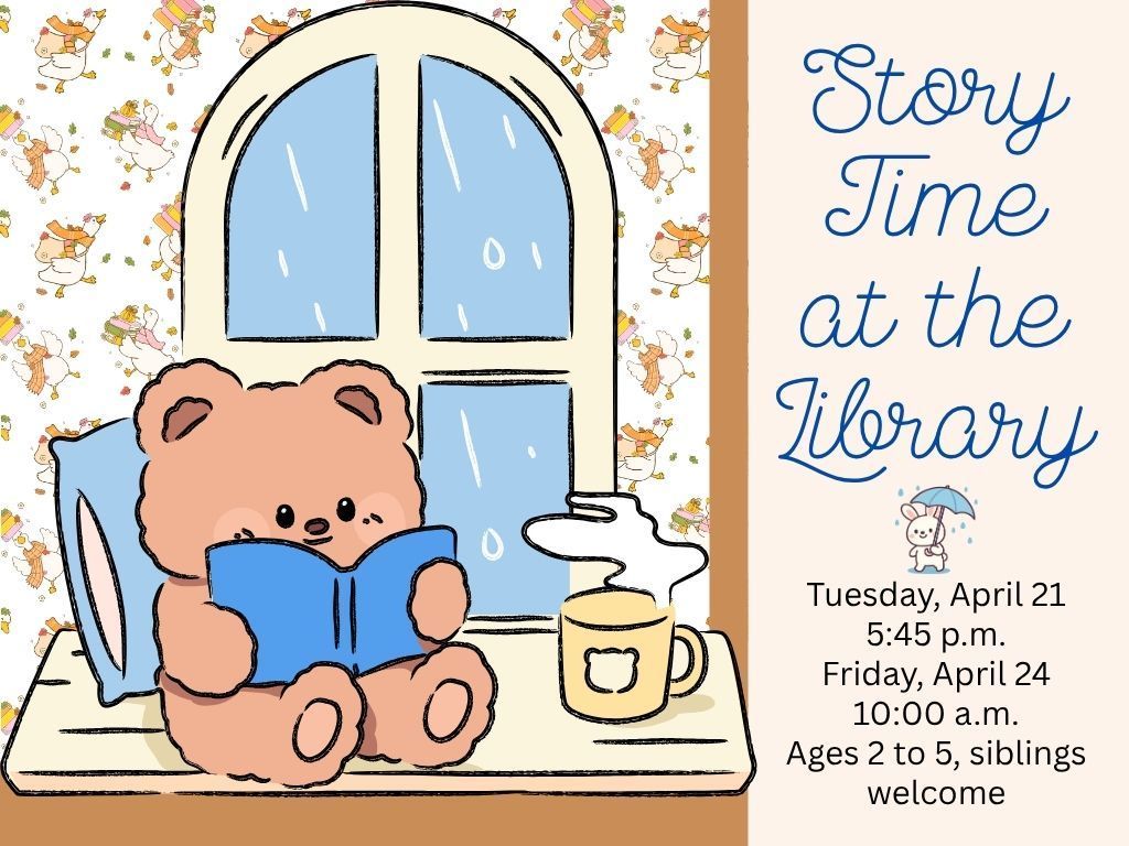 Story Time Apr 21 & 24