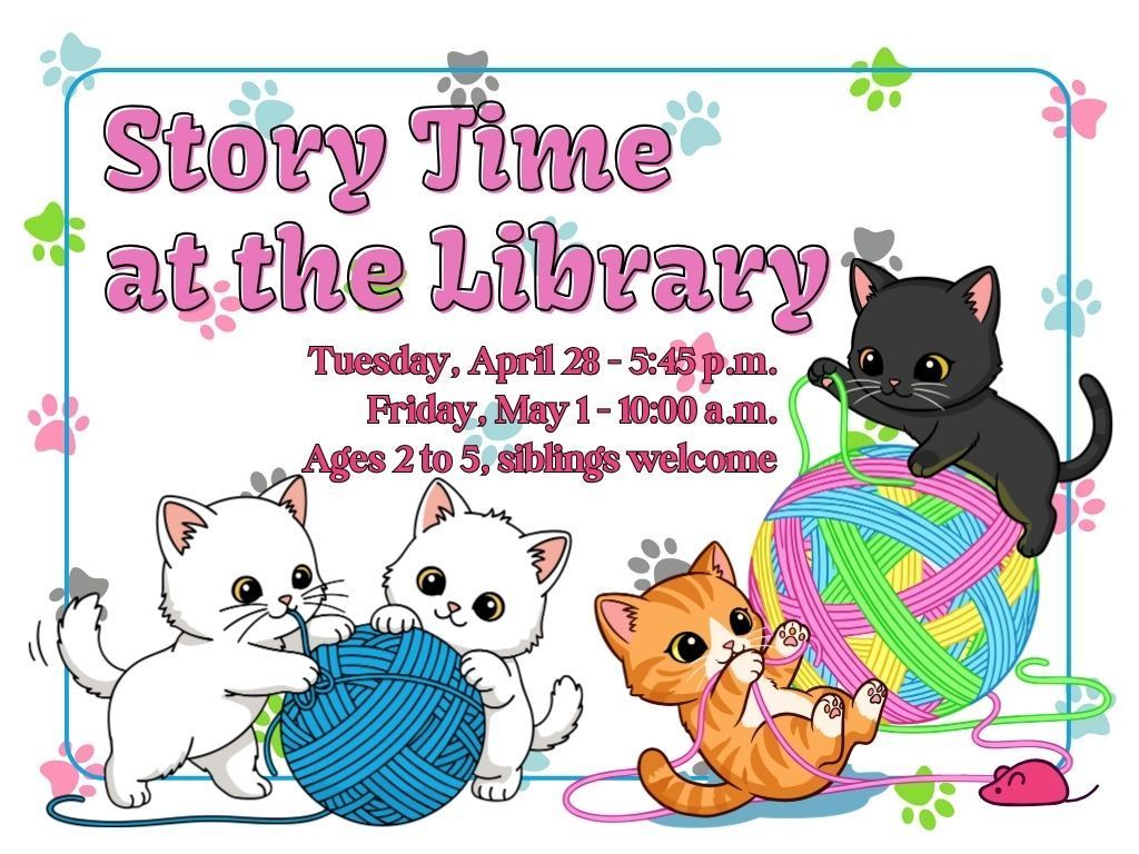 Story Time Apr 28 & May 1