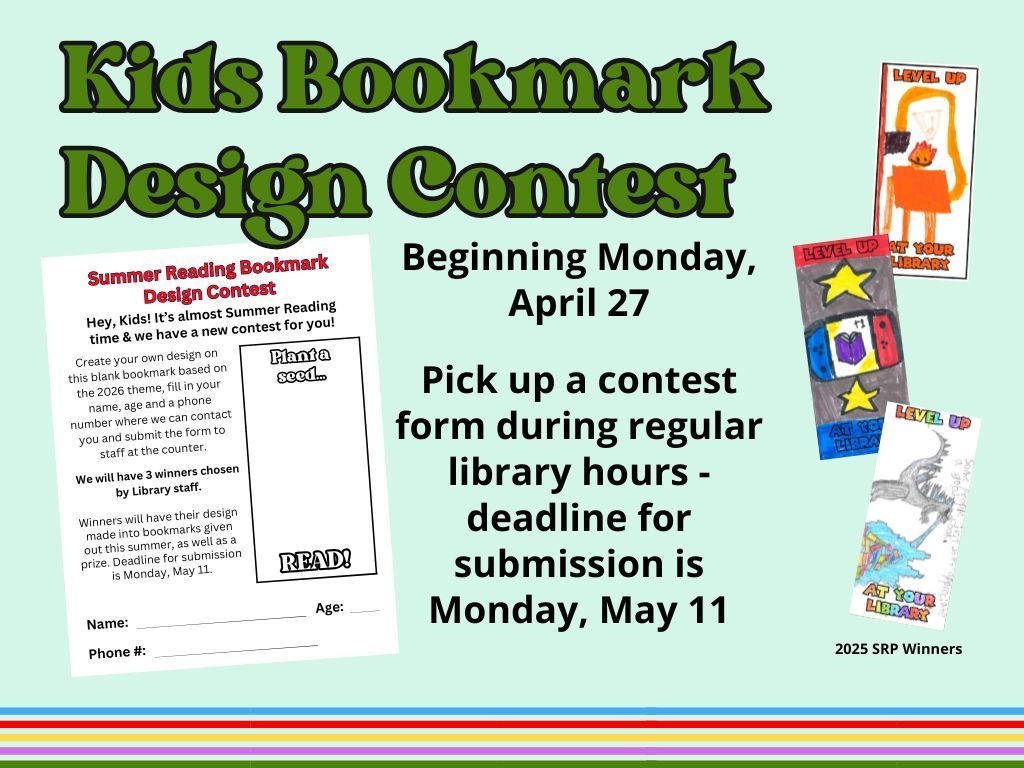 SRP 2026 Bookmark Contest