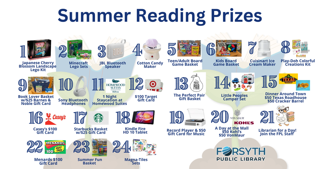 Summer Reading Prizes