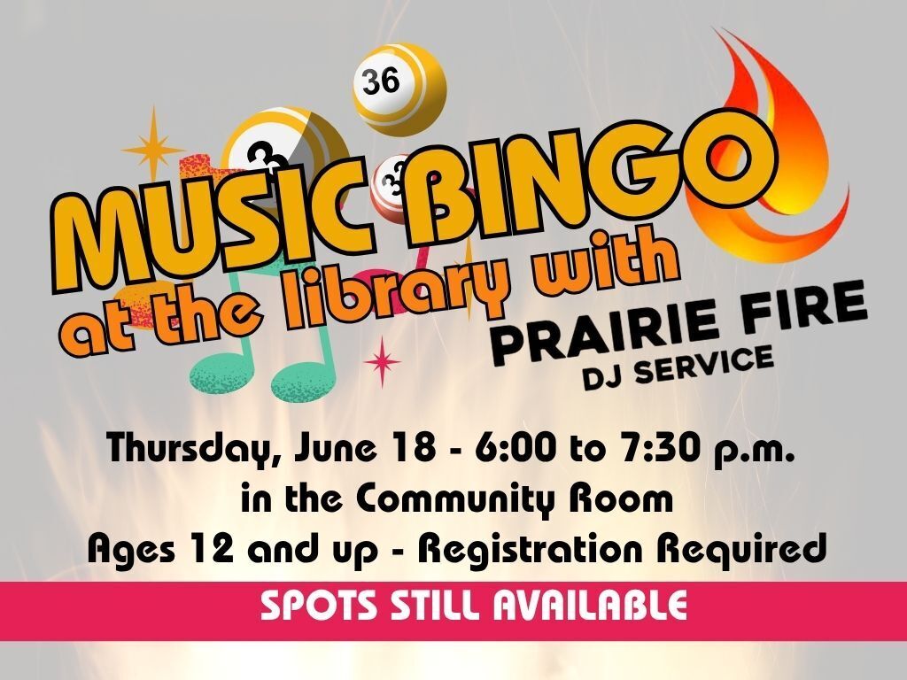 Music Bingo Spots Avail