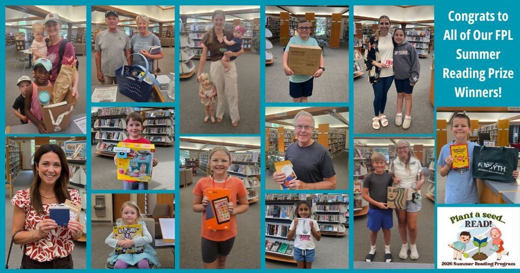 FPL Summer Reading Prize Winners