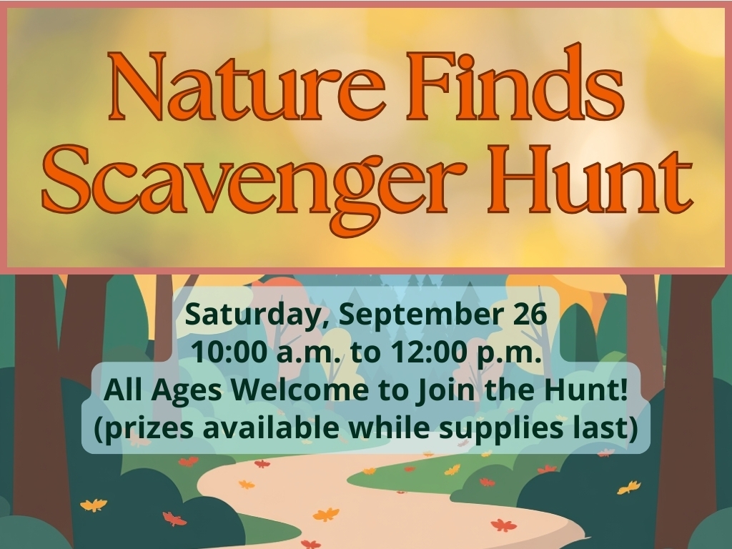 Nature Scavenger Hunt Sept 26