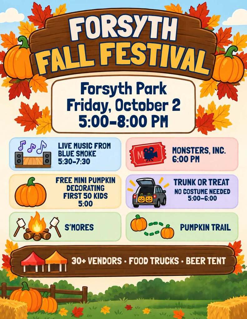Forsyth Fall Festival, October 2nd from 5:00 pm - 8:00 pm