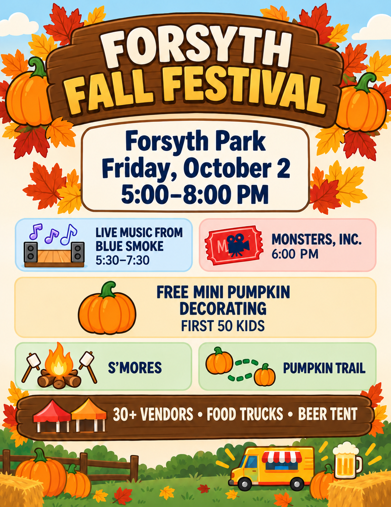 Forsyth Fall Festival, October 2nd from 5:00 pm - 8:00 pm