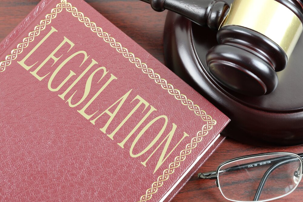 Gavel with Legislation Book