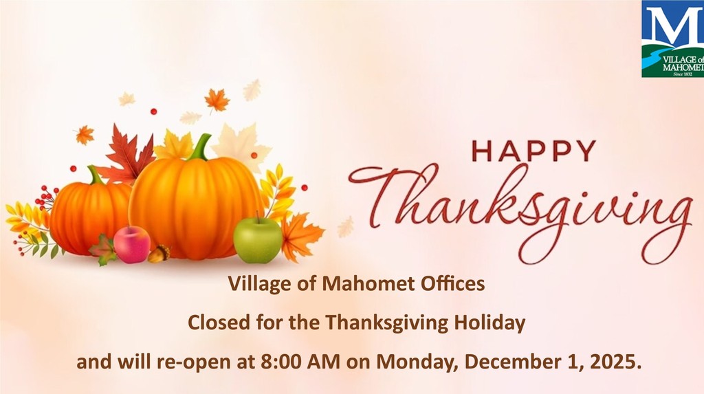 Village Offices Closed
