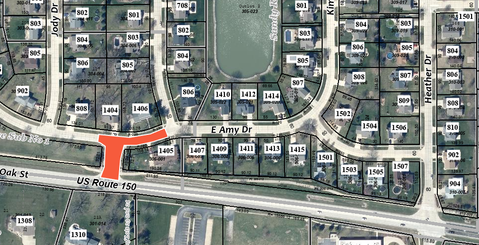 Sandy Ridge Road Closure