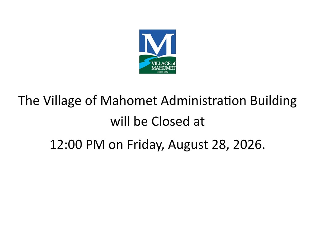 Administration Office Closed August 28 2026 at 12:00 PM