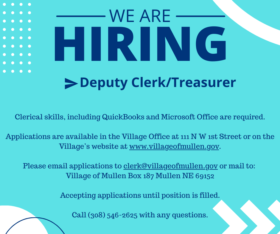 Deputy Clerk Job Posting