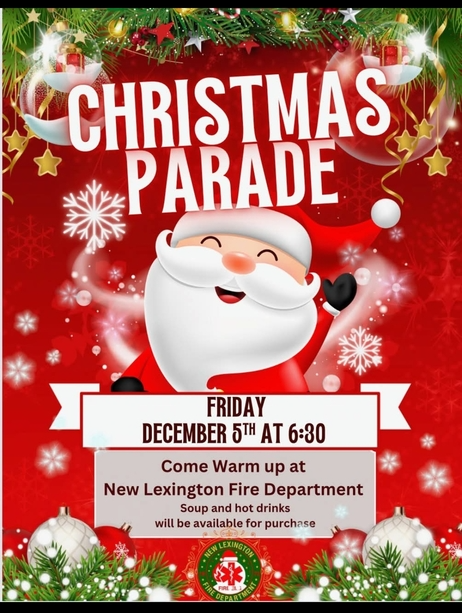 Christmas Parade Fire Department 