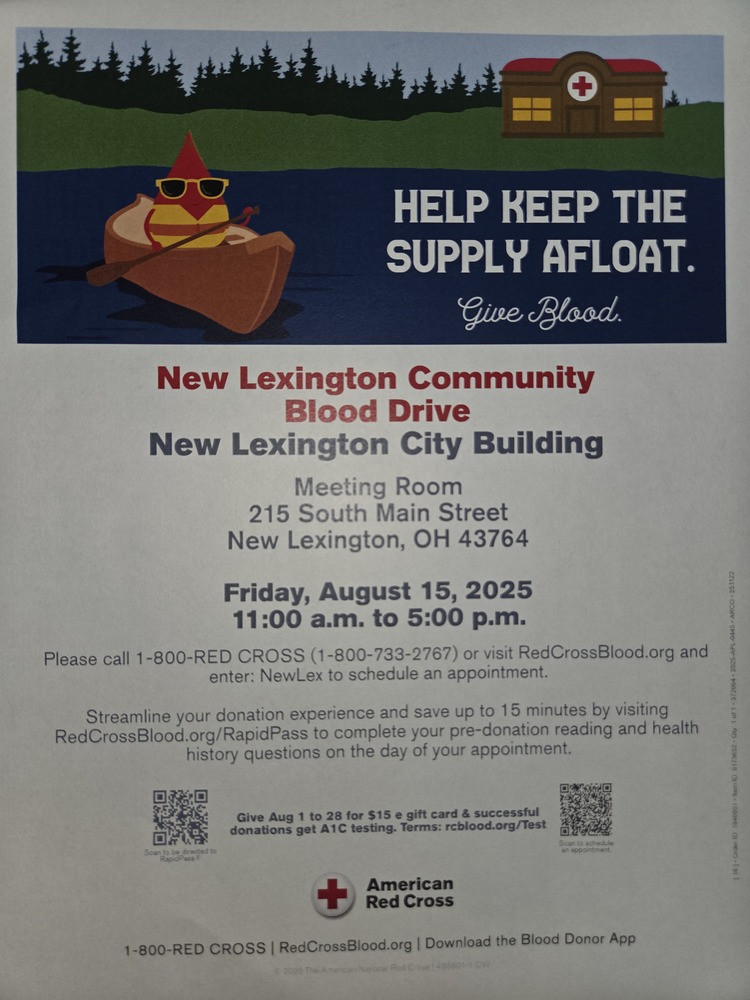 New Lexington Community Blood Drive