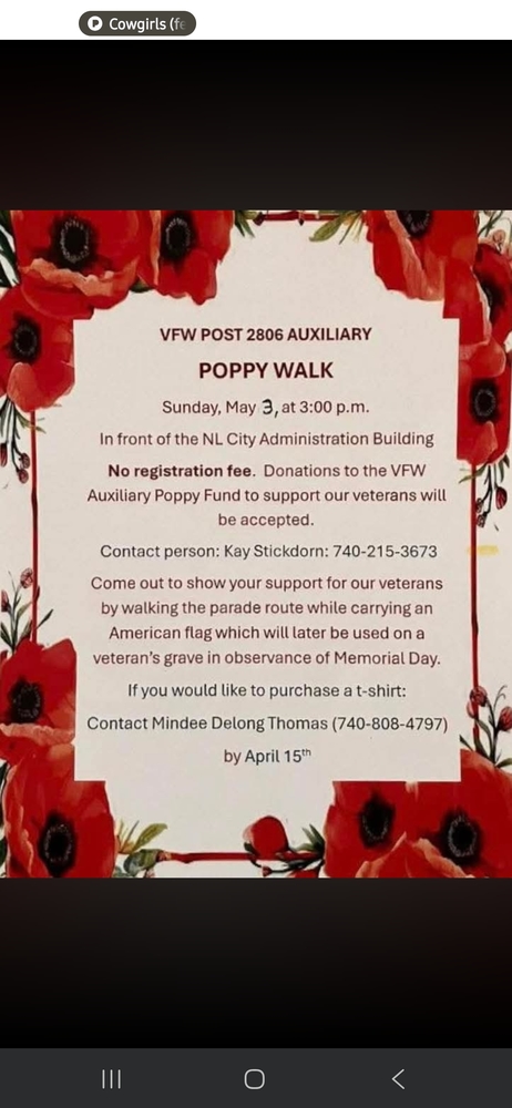 Poppy Walk 2026
