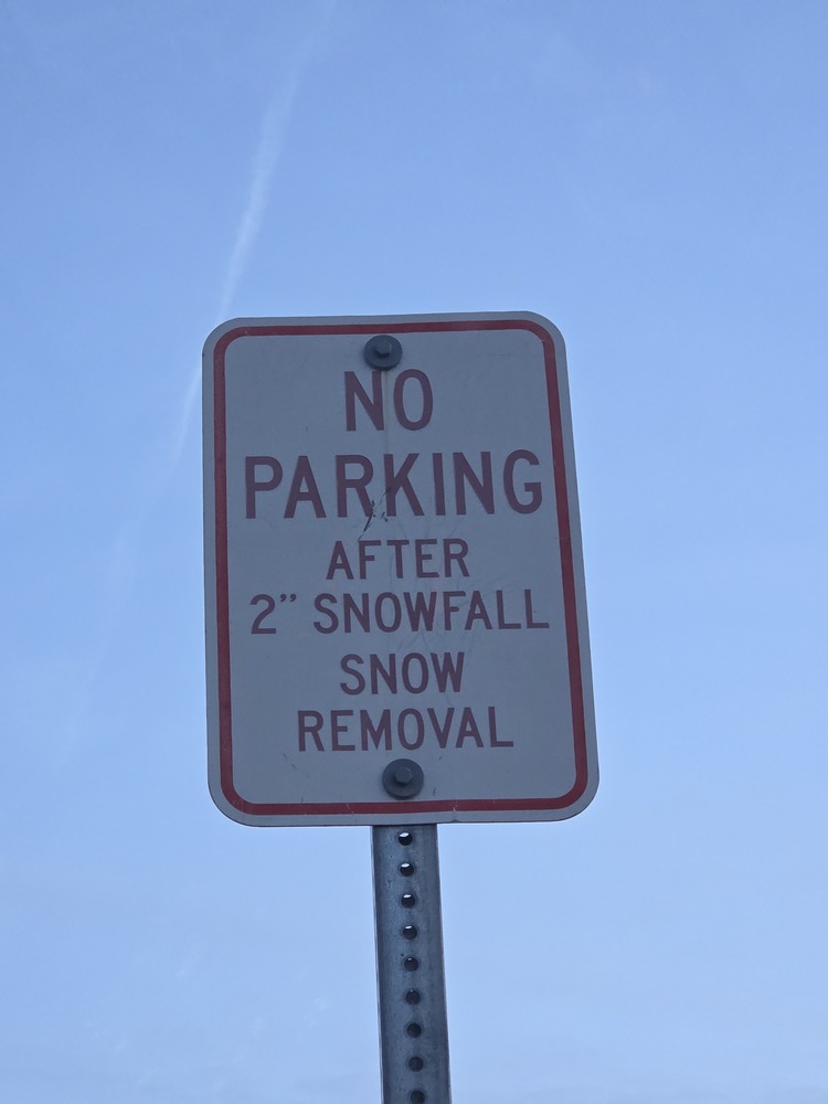 North and Main Street Snow Parking