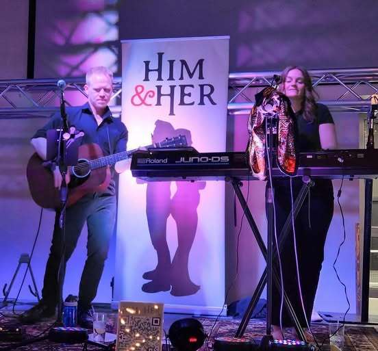 him & her