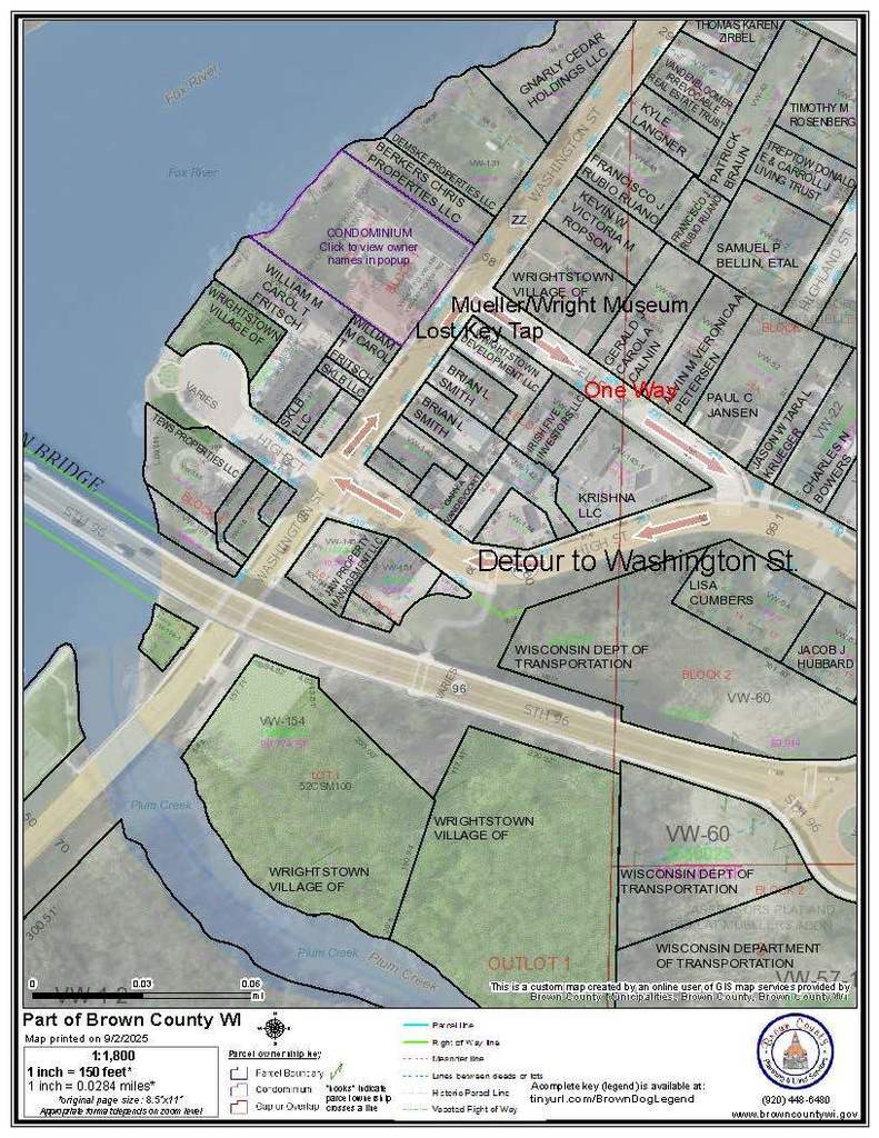 detour map