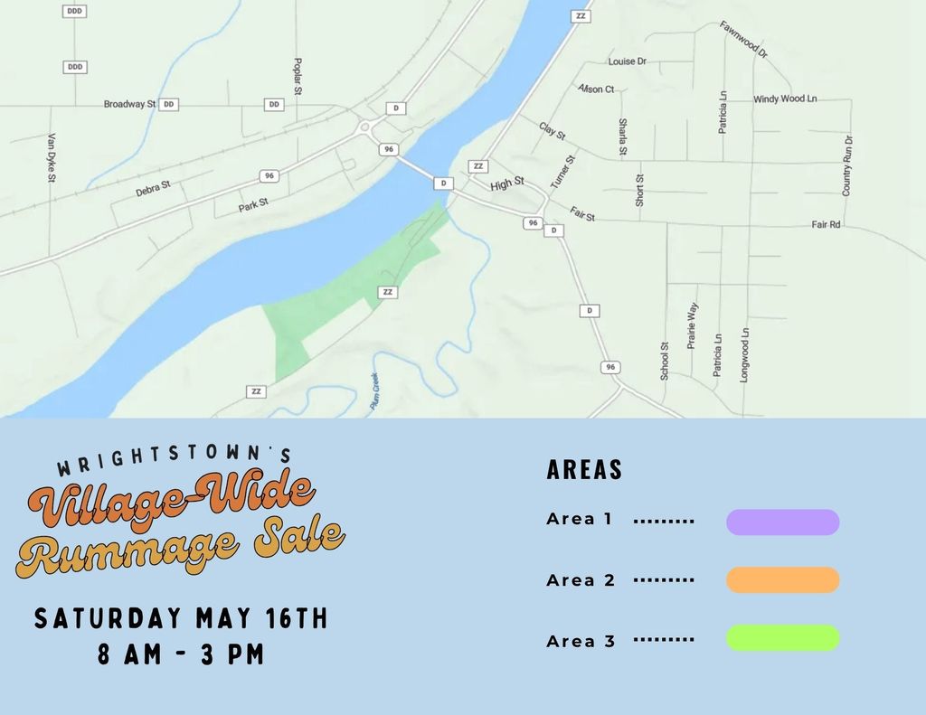 Village-Wide Rummage Sale Map