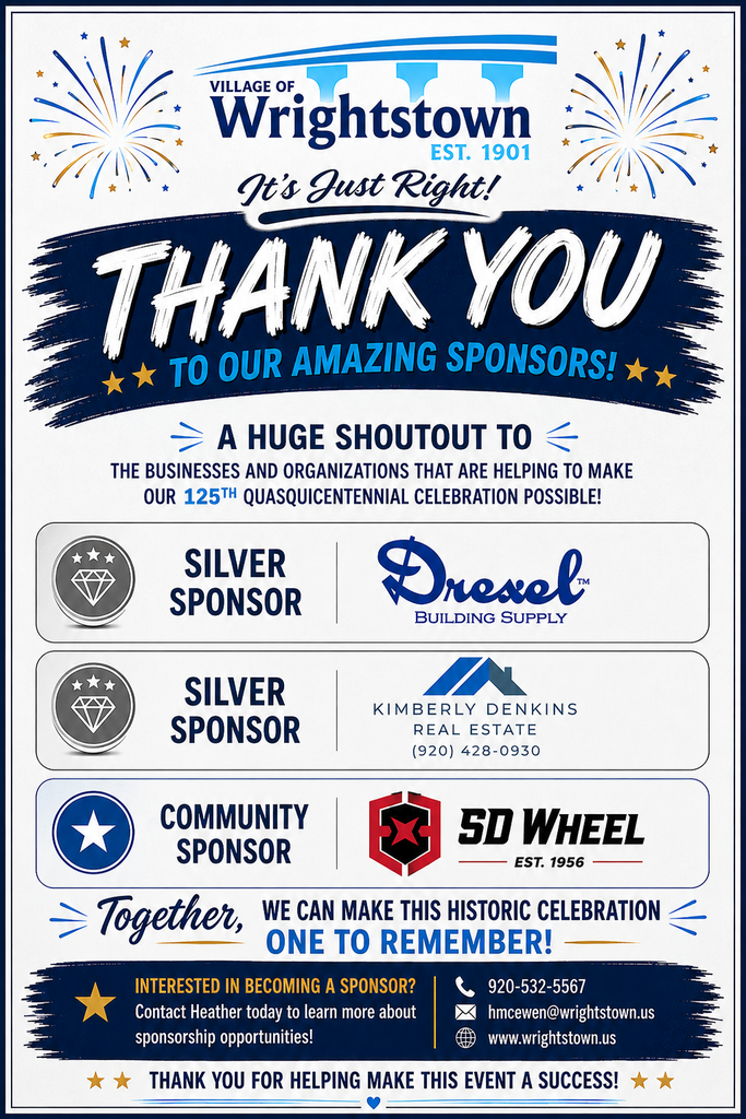 Thank you Sponsors
