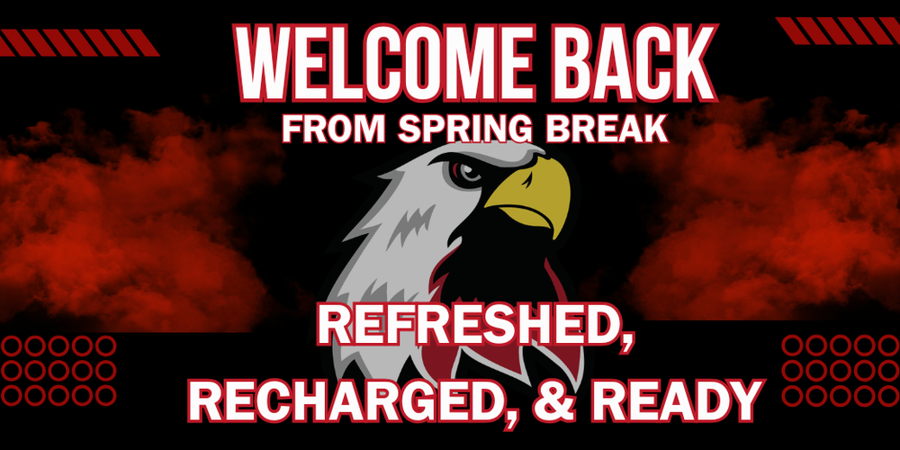 Welcome Back from Spring Break-Classes Resume 3/30/26