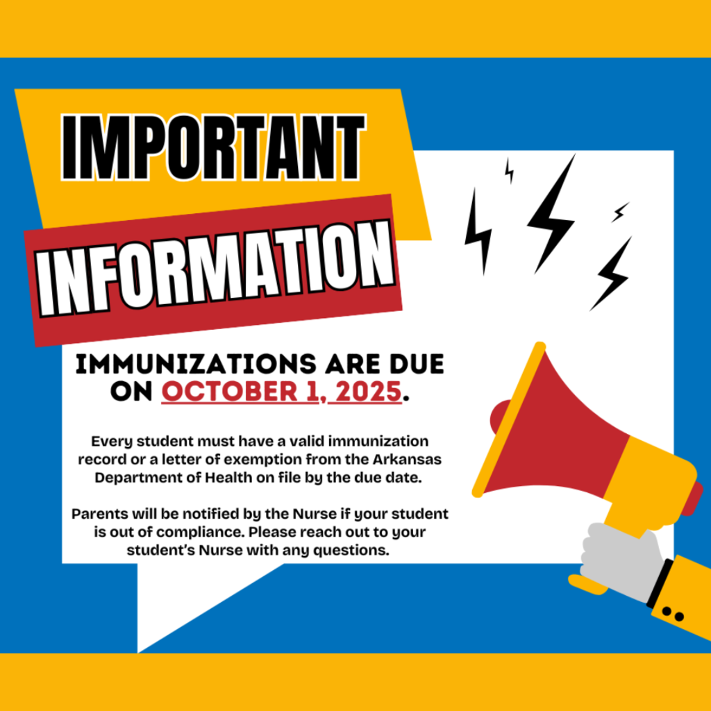 Immunizations Due Oct. 1, 2025