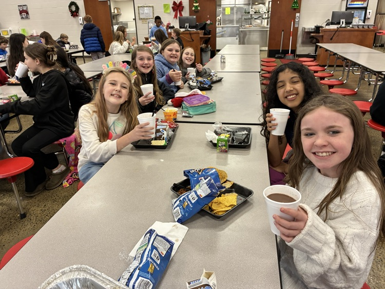 Fifth Grade Wins Hot Chocolate Party 