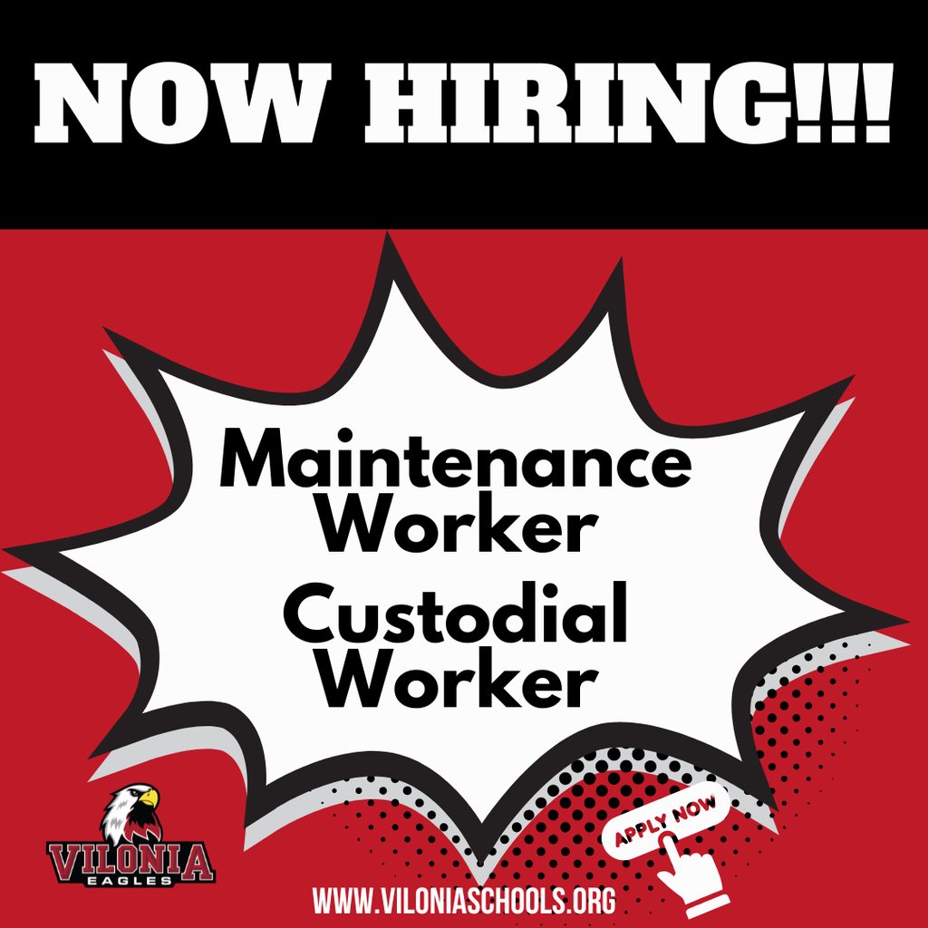 Now Hiring-Maintenance & Custodial
