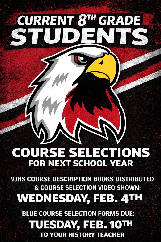 Important information for current 8th grade students