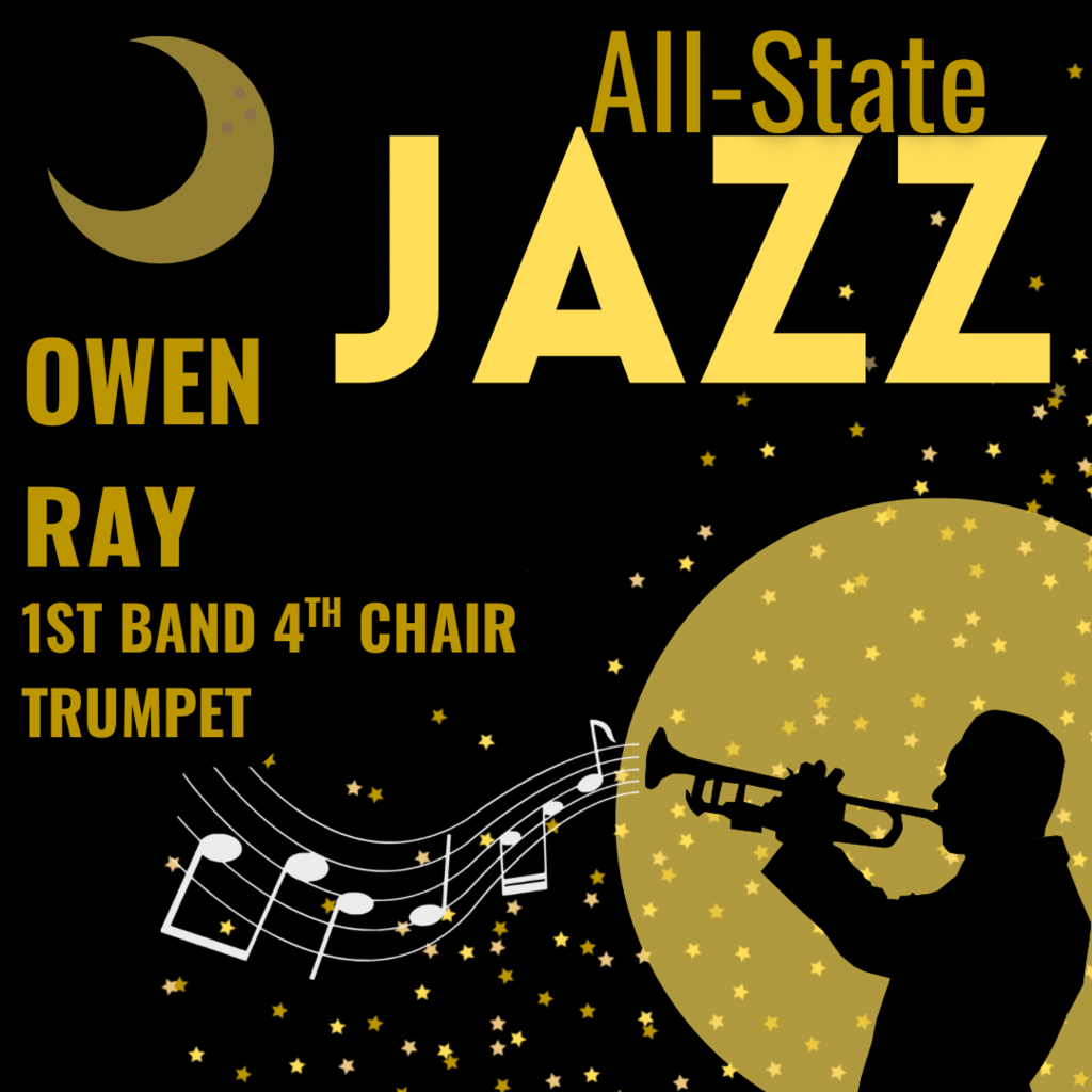 Owen Ray 1st Band 4th Chair Trumpet for All-State Jazz